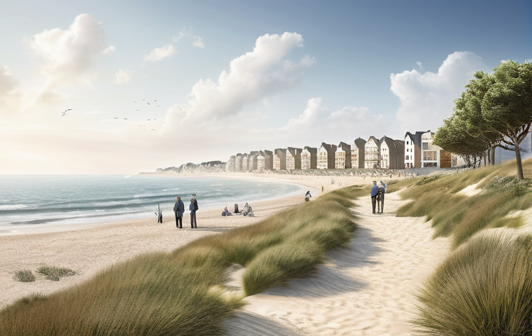 해수면 상승 대응을 위한 정책 제안 - **Integrated Coastal Management: A Vision for Tomorrow's French Coastline**
    Visualize a serene y...